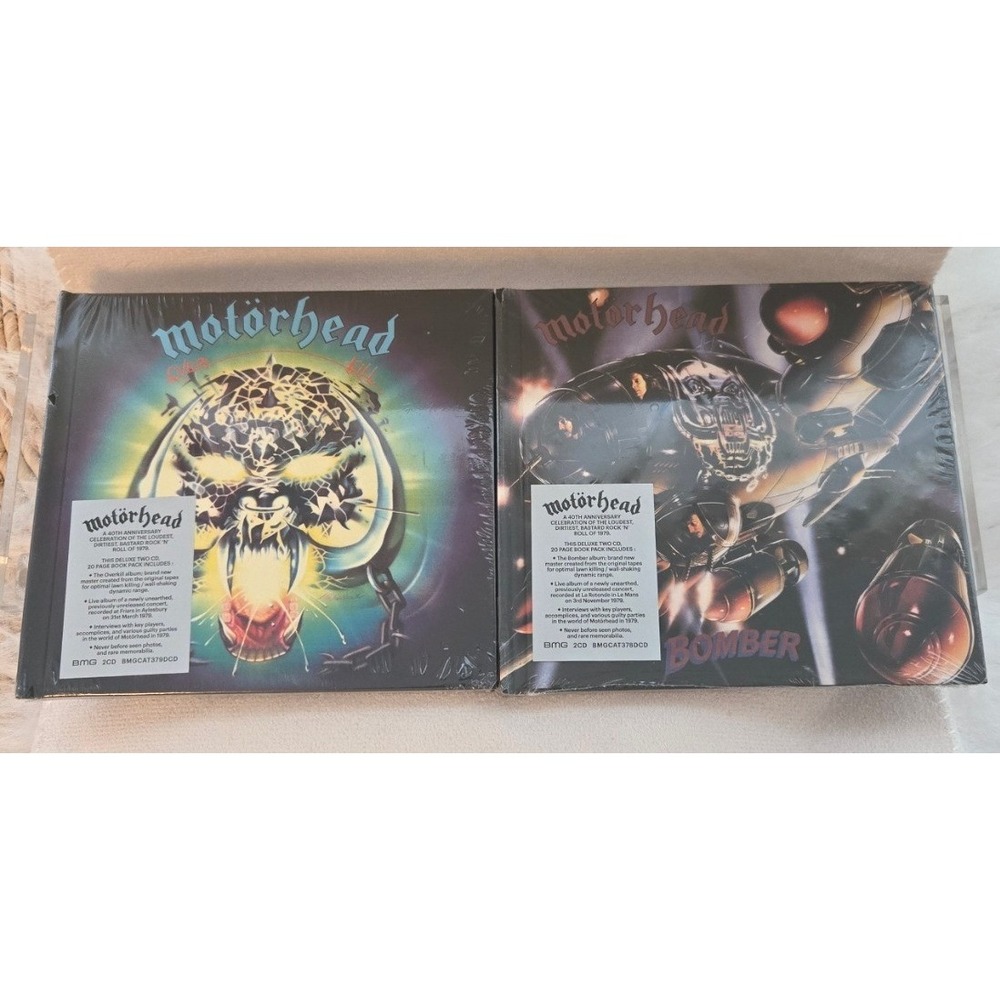 Motörhead 40th‎ Anniversary Deluxe Book Pack CD Set: Overkill & Bomber